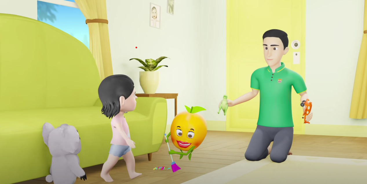 Ayah Bermain dengan Hoala dan Koala